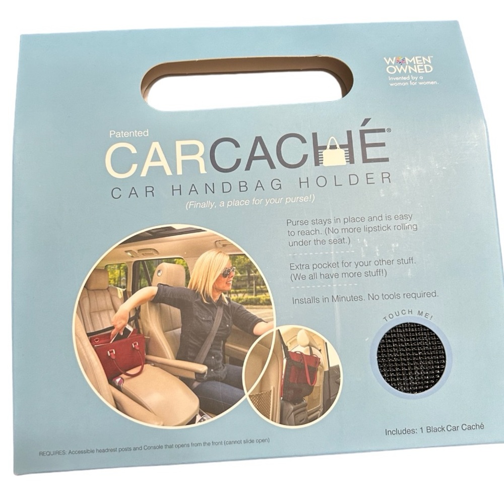 Car cache purse holder